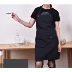 Canvas Apron Unisex Workwear for Men Bib Adjustable Cooking for Woman With Tool Pockets Kitchen Aprons