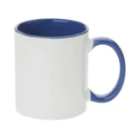 POD 11oz Sublimation Blank Ceramic Coffee Taza Two Tone Mug Inner and Handle Color Black