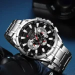 Curren 8363 Japanese Quartz Movement Waterproof Luxury Men Silicone Luminous Hands Wrist Watches