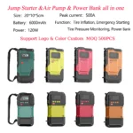 Multifunctional Automatic Wireless 150psi for Balloon Inflator Portable for Car air Pump Tire Inflator Pump for Bicycle