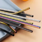 Portable Cutlery Set Stainless Steel Outdoor Camping Travel Flatware Utensils Set With Pouch