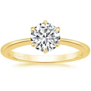 SGARIT Fine Gold Jewelry Platinum 9k 10k 14k 18k Gold 1ct VVS Lab Diamond CVD Moissanite Ring Wedding Engagement