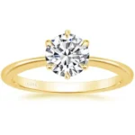 SGARIT Fine Gold Jewellery Platinum 9k 10k 14k 18k Gold 1ct VVS Lab Diamond CVD Moissanite Ring Wedding Engagement