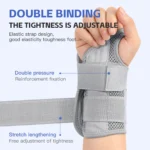 Wrist Brace for Carpal Tunnel Support Brace with Splints Hand Support for Arthritis Tendonitis Sprain Injuries Wrist Pain