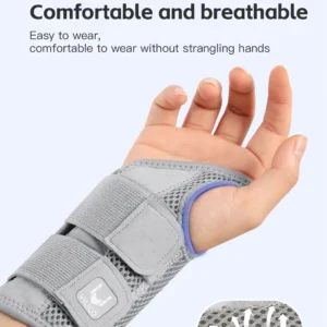 Wrist Brace for Carpal Tunnel Support Brace with Splints Hand Support for Arthritis Tendonitis Sprain Injuries Wrist Pain