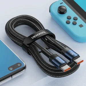 Toocki USB Type C Cable Fast Charging USB C Charger Cord For For iPhone 15 14 13 12 11 Huawei P40 P30 Realme Oppo Oneplus 1m 2m