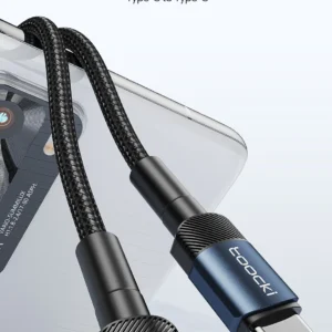 Toocki USB Type C Cable Fast Charging USB C Charger Cord For For iPhone 15 14 13 12 11 Huawei P40 P30 Realme Oppo Oneplus 1m 2m