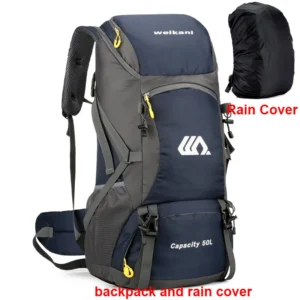 50L Travel Backpack Camping Men Large Hiking Bag Climbing Mountaineering Luggage bag