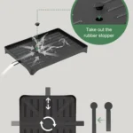 2 tier, dish drying rack, Cutlery rack with spout and draining tray, cutlery holder, cup holder, kitchen countertop storage rack