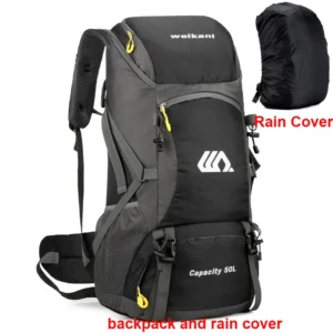 50L Travel Backpack Camping Men Large Hiking Bag Climbing Mountaineering Luggage bag