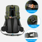 50L Travel Backpack Camping Men Large Hiking Bag Climbing Mountaineering Luggage bag