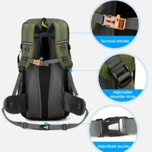 50L Travel Backpack Camping Men Large Hiking Bag Climbing Mountaineering Luggage bag