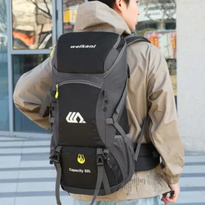 50L Travel Backpack Camping Men Large Hiking Bag Climbing Mountaineering Luggage bag