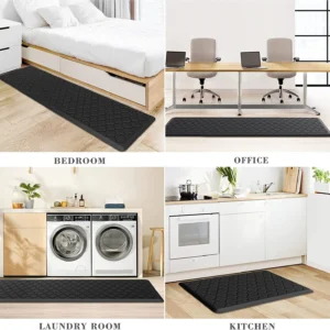 Kitchen Mat Cushioned Anti-Fatigue Floor Mat Waterproof Non-Skid Kitchen Mats Comfort Foam Kitchen Rugs Standing Mat for Floor
