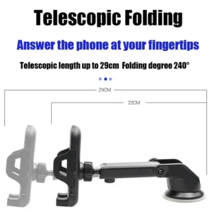 Phone Holder for Car Truck Drivers Universal Upgraded Handsfree Stand Dash Windshield Air Vent Mobile Phone Mount Stand