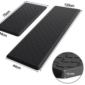 Kitchen Mat Cushioned Anti-Fatigue Floor Mat Waterproof Non-Skid Kitchen Mats Comfort Foam Kitchen Rugs Standing Mat for Floor
