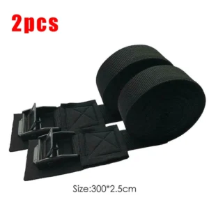2PCS Surfboard Car Roof Rack Tie Down Straps Buckle Luggage Kayak Cam Board Lashing Strap Tie Outdoor Sports Cycling Tools