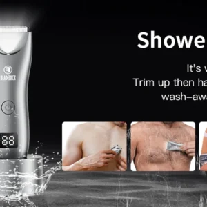 Professional Groin Body Hair Trimmer Ball Shaver for Men Body Grooming Clipper Rechargeable Ceramic Trimmer Bikini Epilator