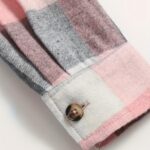 Plaid Print Simple Shirt, Casual Button Front Long Sleeve Shirt, Women’s Clothing