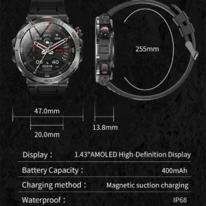 VALDUS VD39 PRO Outdoor Smart Watch