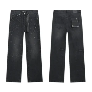 High Quality Men's Designer Ripped Vintage Slim Jeans Blue Men Pants Distressed Denim Jeans