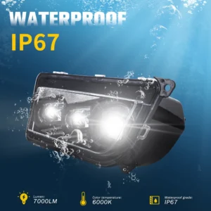 Atv Accessories for raptor 700r Atv 4x4 400cc Hedalights Projector Thar Lamps for Honda Headlight
