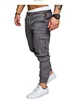 Plus Size Cargo Pants Men’s Casual Tethered Elastic Men Jogger Pants Track Pants