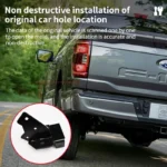 Automobile Accessories Aluminum Alloy Tailgate Door Footstep 4×4 Pickup Electric Running Boards for Ford F150 Auto Parts