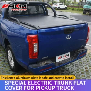 Truck Accessories 4x4 Pickup Fold Shutter Lid Electric Tonneau Cover for Great Wall Poer 2019-2022 Commercial Long Bucket Type