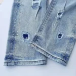 KSUBI Men’s Jeans Original Elastic Fabrics Distressed Stonewashed Colored Dark Ripped Denim Pencil Pants High