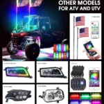 Atv Accessories for raptor 700r Atv 4×4 400cc Hedalights Projector Thar Lamps for Honda Headlight