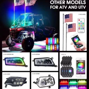 Atv Accessories for raptor 700r Atv 4x4 400cc Hedalights Projector Thar Lamps for Honda Headlight