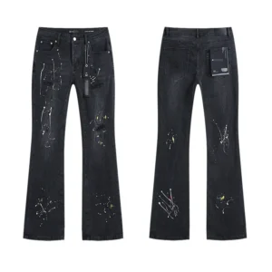 High Quality Men's Designer Ripped Vintage Slim Jeans Blue Men Pants Distressed Denim Jeans