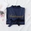 Navy blue bridesmaid