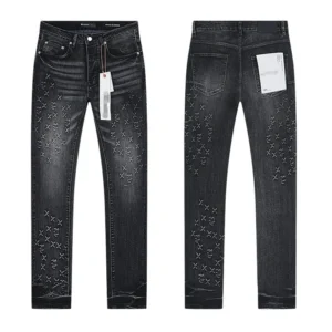 High Quality Men's Designer Ripped Vintage Slim Jeans Blue Men Pants Distressed Denim Jeans