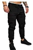 Plus Size Cargo Pants Men’s Casual Tethered Elastic Men Jogger Pants Track Pants