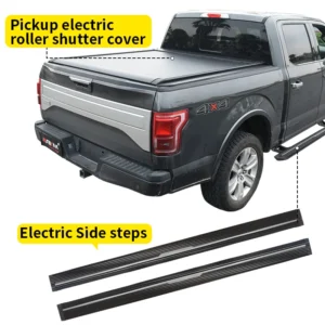 Automobile Accessories Aluminum Alloy Tailgate Door Footstep 4x4 Pickup Electric Running Boards for Ford F150 Auto Parts