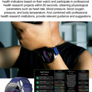 VALDUS ECG Health Smartwatch Breathing Training VE57 Pro