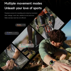 VALDUS AMOLED Screen Smart Watch SOS VD40 PRO Waterproof Smartwatch