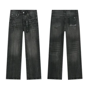 High Quality Men's Designer Ripped Vintage Slim Jeans Blue Men Pants Distressed Denim Jeans