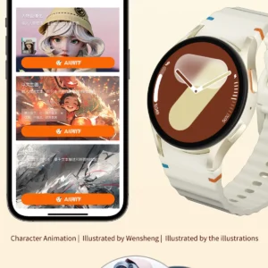 VALDUS 1.3 Inch AMOLED HD WATCH7 Mini Waterproof Smart Watch
