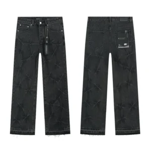 High Quality Men's Designer Ripped Vintage Slim Jeans Blue Men Pants Distressed Denim Jeans