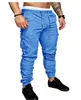 Plus Size Cargo Pants Men’s Casual Tethered Elastic Men Jogger Pants Track Pants