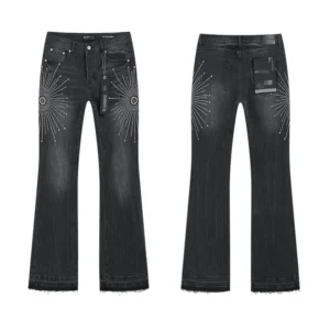 High Quality Men's Designer Ripped Vintage Slim Jeans Blue Men Pants Distressed Denim Jeans