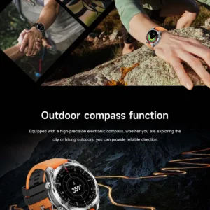 VALDUS AMOLED Screen Smart Watch SOS VD40 PRO Waterproof Smartwatch