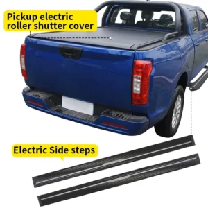 Truck Accessories 4x4 Pickup Fold Shutter Lid Electric Tonneau Cover for Great Wall Poer 2019-2022 Commercial Long Bucket Type