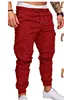 Plus Size Cargo Pants Men’s Casual Tethered Elastic Men Jogger Pants Track Pants