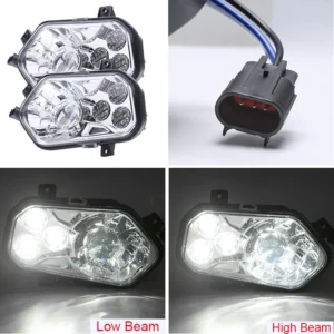 Atv Accessories for raptor 700r Atv 4x4 400cc Hedalights Projector Thar Lamps for Honda Headlight