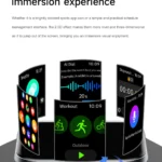 VALDUS AMOLED Screen Supports Sleep Detection Sedentary Reminder Smartwatch Heart Rate Detection VS59 PRO 1.85 Inch Smart Watch