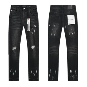 High Quality Men's Designer Ripped Vintage Slim Jeans Blue Men Pants Distressed Denim Jeans
